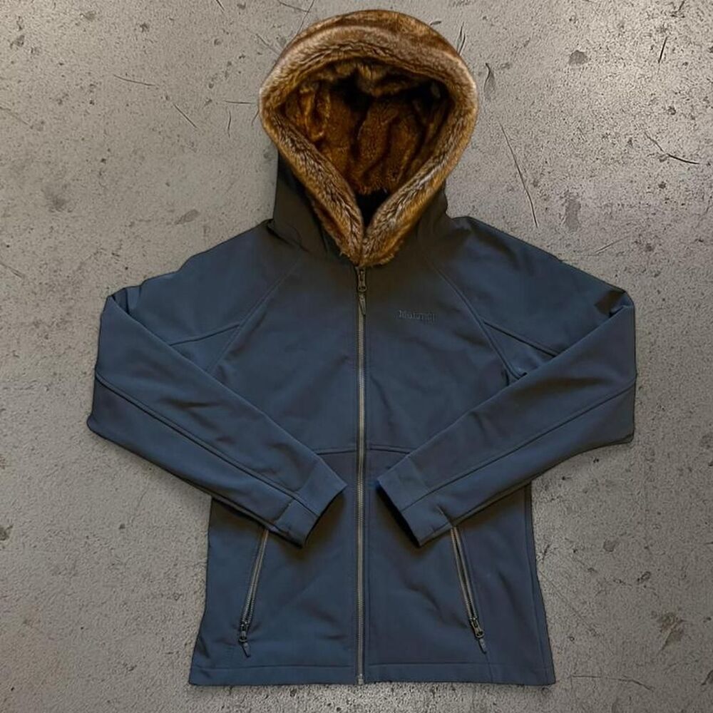 Womens Marmot Winter Jacket With Fur Hood SZ M